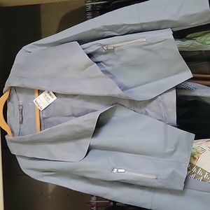NWT light blue coat SZ M